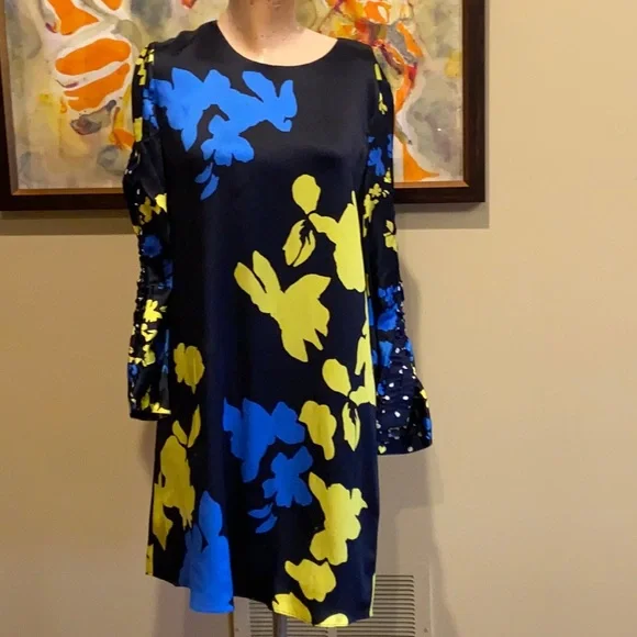 Tanya Taylor Women's Florence Navy Dress - Size 0